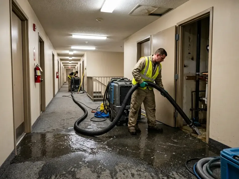 multi-unit-apartment-hallway-f-005 — frequently asked questions, Emergency Burst Pipe Water Extraction & Removal in Lake Pan…